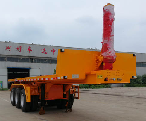 润翔骏业牌9米32.5吨3轴平板自卸半挂车(DR9401ZZXP)