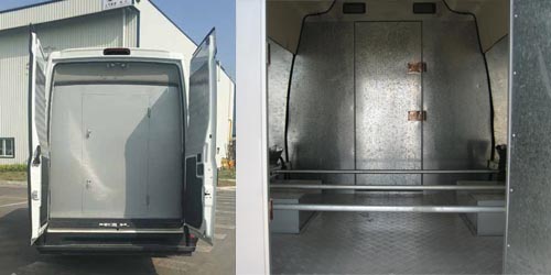 依維柯牌NJ5045XYUFE押運(yùn)車公告圖片