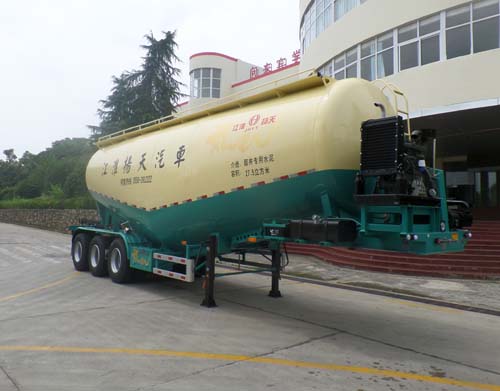江淮扬天牌10米32.5吨3轴下灰半挂车(CXQ9407GXH)