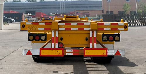 齐鲁中亚牌DEZ9400TJZE集装箱运输半挂车公告图片
