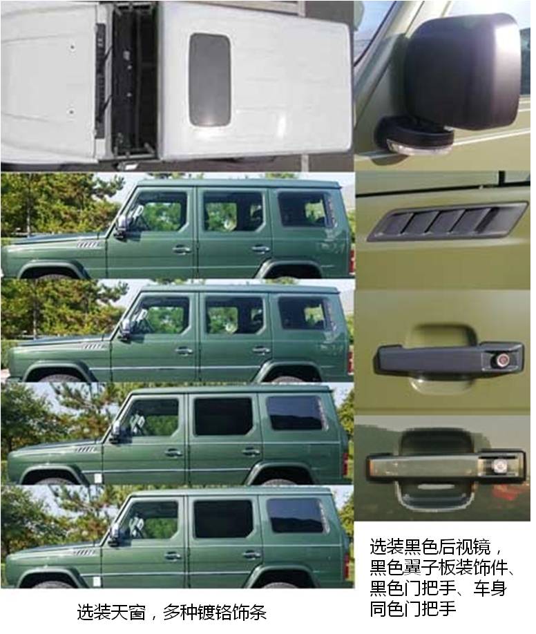 北京牌BJ2033F8VAK越野乘用车公告图片