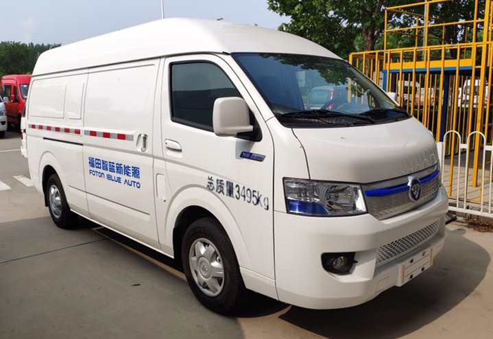 福田牌BJ5039XXYEV4纯电动厢式运输车