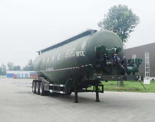智沃牌13米29吨3轴低密度粉粒物料运输半挂车(LHW9400GFL)