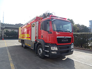 SJD5300TXFDF25/MEA 捷达消防牌水带敷设消防车图片