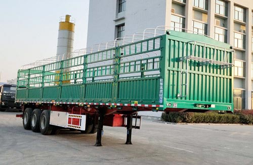 凯达宏业牌13米32.4吨3轴仓栅式运输半挂车(WKD9402CCY)