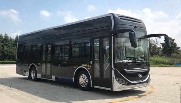 海格牌KLQ6106GAFCEV1燃料电池低入口城市客车公告图片