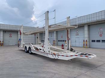 骏彤牌12米9.3吨2轴中置轴车辆运输挂车(JTM9170TCL)