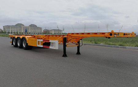 佰斯威牌12.6米34.5吨3轴集装箱运输半挂车(HD9402TJZ)