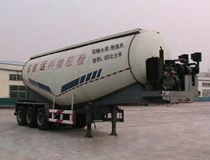 通广九州牌11米31吨3轴低密度粉粒物料运输半挂车(MJZ9401GFL)