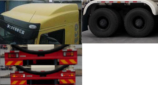 红岩牌CQ5316GFLHXVG466H低密度粉粒物料运输车公告图片