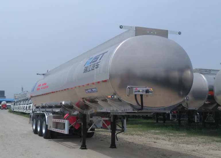 瑞江牌11.5米34吨3轴润滑油罐式运输半挂车(WL9400GRH)