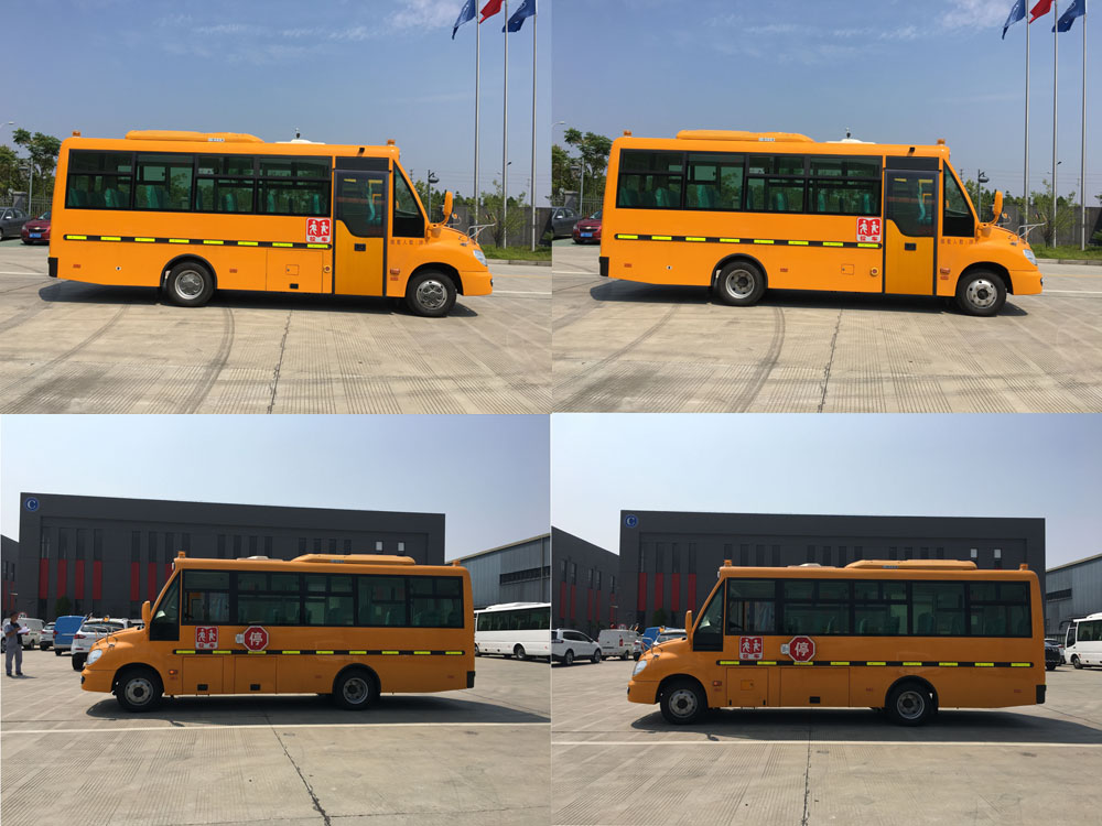 华新牌HM6690XFD5JS小学生专用校车公告图片