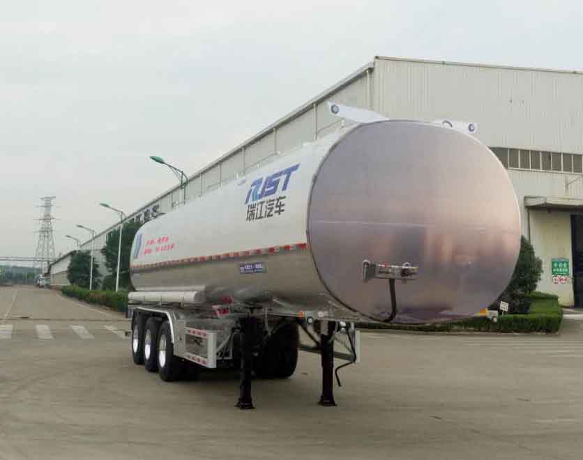瑞江牌11.3米34吨3轴铝合金液态食品运输半挂车(WL9401GYS)