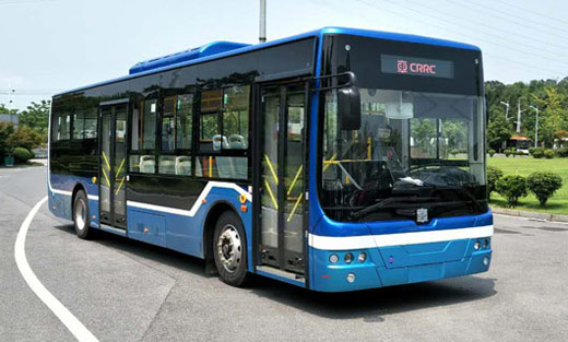 中国中车牌10.5米20-31座纯电动城市客车(TEG6105BEV02)