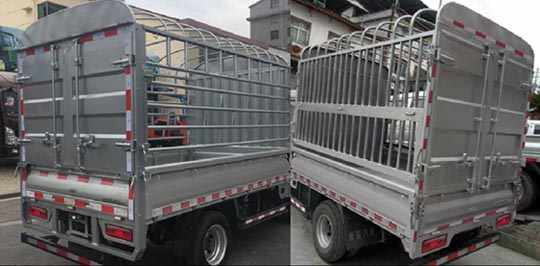 歐鈴牌ZB5040CCYVDD2V倉柵式運輸車公告圖片