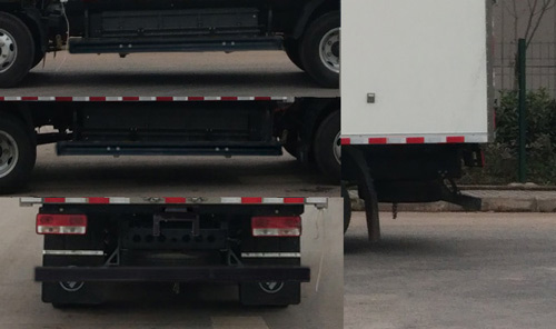 福田牌BJ5073XLCEV1純電動(dòng)冷藏車公告圖片