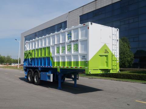 中联牌9.5米21.2吨2轴压缩式垃圾半挂车(ZBH9340ZYS)