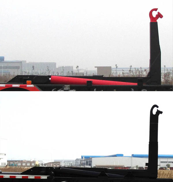 聚塵王牌HNY5250ZXXD6車廂可卸式垃圾車公告圖片