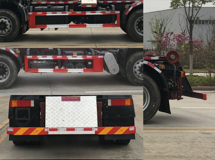 聚塵王牌HNY5250ZXXD6車廂可卸式垃圾車公告圖片