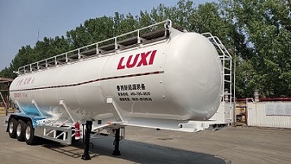 鲁西牌LXZ9402GFL低密度粉粒物料运输半挂车图片