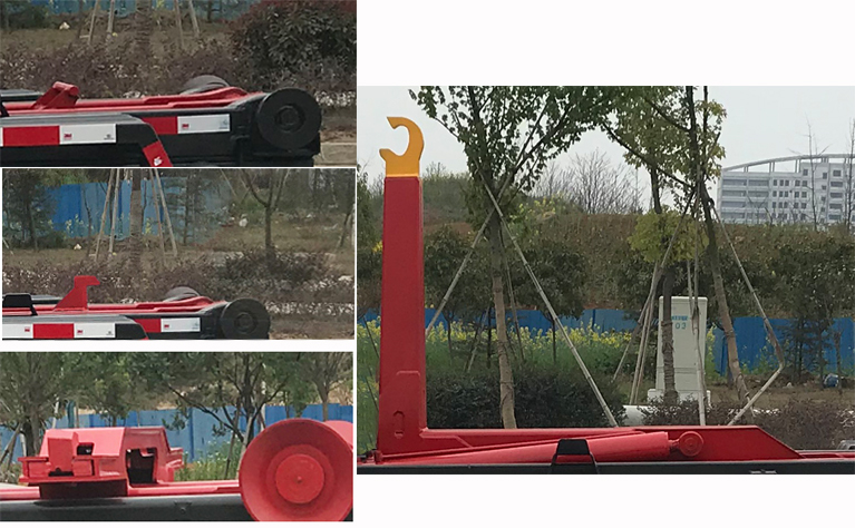 帝王环卫牌HDW5046ZXXCG6车厢可卸式垃圾车公告图片
