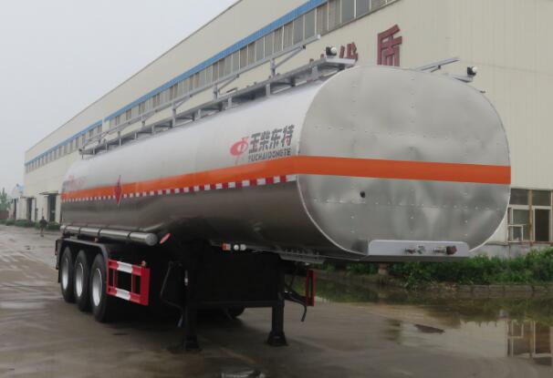特运牌11.5米30.8吨3轴易燃液体罐式运输半挂车(DTA9408GRYQ)
