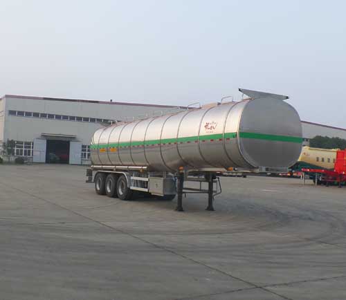 江淮扬天牌12.2米33吨3轴铝合金液态食品运输半挂车(CXQ9402GYS)