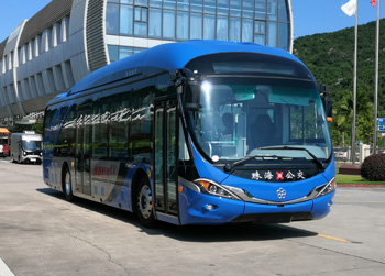 广通牌12米21-34座纯电动低入口城市客车(GTQ6126BEVB20)