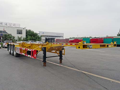 萌山牌12.5米35.5吨3轴集装箱运输半挂车(MSC9402TJZGD)