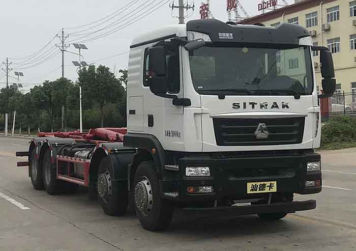 帝王环卫牌HDW5310ZXXZ6车厢可卸式垃圾车公告图片