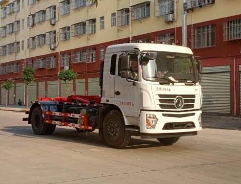程力威牌CLW5181ZXXE6车厢可卸式垃圾车公告图片