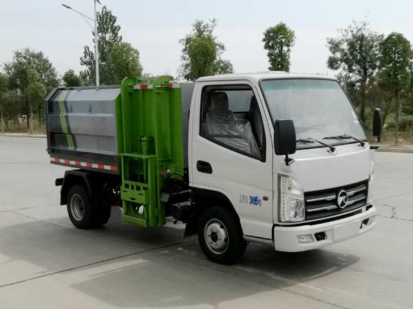 程力威牌CLW5030ZZZK6自装卸式垃圾车公告图片