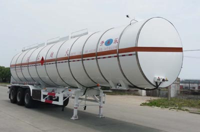 开乐牌12.6米31吨3轴易燃液体罐式运输半挂车(AKL9405GRY)