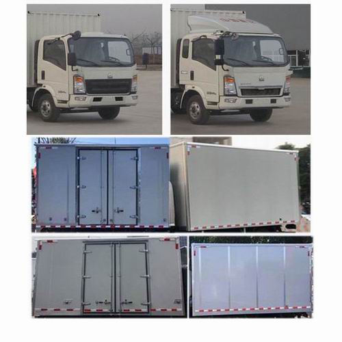 豪沃牌ZZ5047XXYF341CE145廂式運(yùn)輸車公告圖片