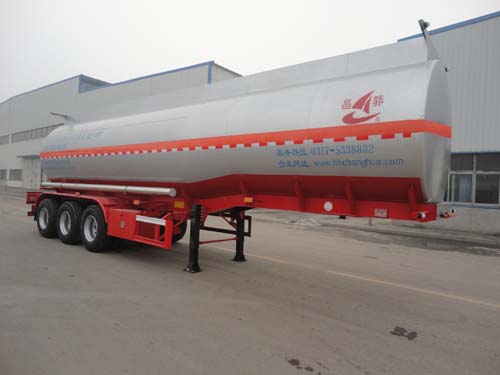 昌骅牌11米32吨3轴氧化性物品罐式运输半挂车(HCH9400GYW)