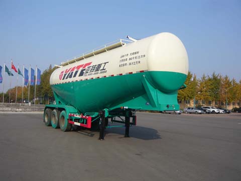 亚特重工牌10.4米32.6吨3轴中密度粉粒物料运输半挂车(TZ9407GFLB)