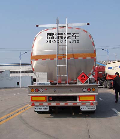 盛润牌SKW9401GRYL铝合金易燃液体罐式运输半挂车公告图片