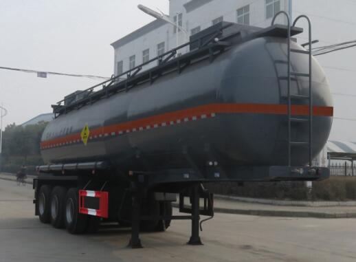 特运牌10.6米31吨3轴氧化性物品罐式运输半挂车(DTA9401GYW)