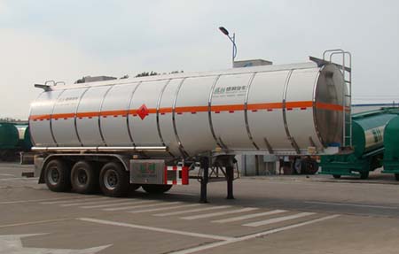 盛润牌SKW9402GRYL铝合金易燃液体罐式运输半挂车图片
