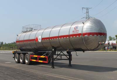 程力威牌11.9米28.4吨3轴液化气体运输半挂车(CLW9406GYQA)