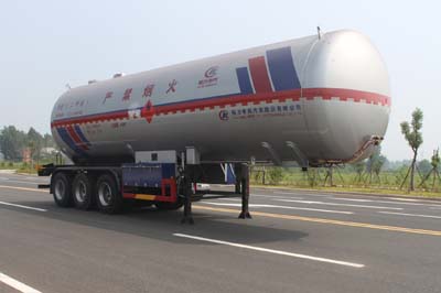 程力威牌11.5米27.4吨3轴液化气体运输半挂车(CLW9403GYQA)