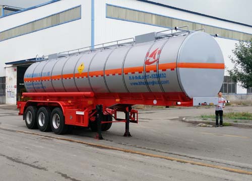 昌骅牌10.5米31.1吨3轴氧化性物品罐式运输半挂车(HCH9401GYW)