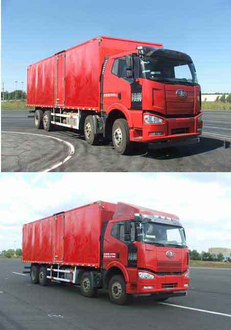 解放牌CA5310XXYP63K1L6T10E5廂式運(yùn)輸車公告圖片