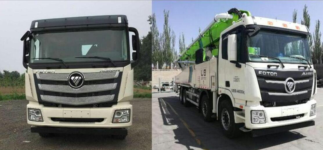 福田牌BJ5449THB-XD混凝土泵車公告圖片