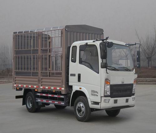 豪沃牌ZZ5087CCYG381CE183倉柵式運(yùn)輸車公告圖片