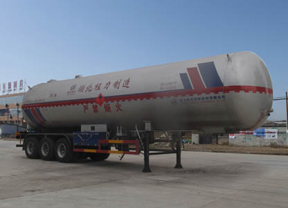 程力威牌13米25.1吨3轴液化气体运输半挂车(CLW9402GYQB)