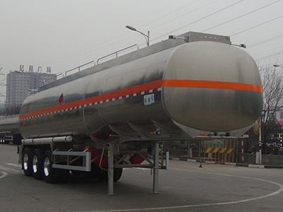 凌宇牌12.3米33.9吨3轴铝合金运油半挂车(CLY9407GYYC)