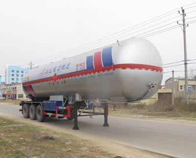 程力威牌12米28.9吨3轴液化气体运输半挂车(CLW9404GYQB)