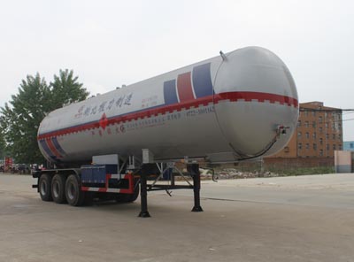 程力威牌12.3米28.6吨3轴液化气体运输半挂车(CLW9405GYQB)