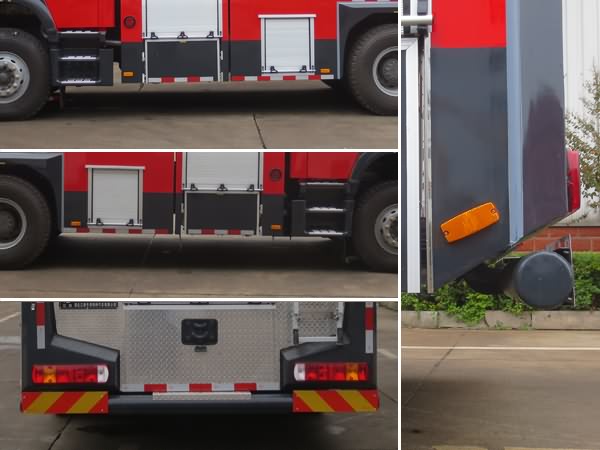 重汽豪沃重卡 JDF5204GXFPM80泡沫消防车公告图片